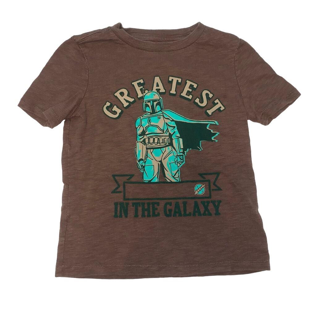 GAP Brown Boba Fett "Greatest In the Galaxy" Bounty Hunter T-Shirt